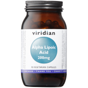Viridian Alpha Lipoic Acid 200mg Veg Caps # 137