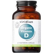 Viridian Organic Vitamin D2 (Vegan) 400iu Veg Caps # 267