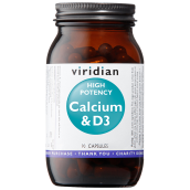 Viridian Calcium and Vitamin D Veg 90 Caps # 310
