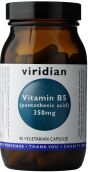 Viridian Vitamin B5 (Pantothenic Acid) 350mg # 202