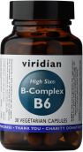 Viridian HIGH SIX Vitamin B6 with B-Complex # 247