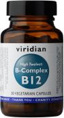Viridian HIGH Twelve Vitamin B12 with B-Complex # 255