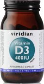 Viridian Vitamin D3 400 iu # 269
