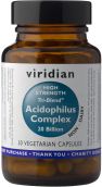 Viridian High Potency Tri-Blend Acidophilous Complex with FOS (20 Billion) # 460