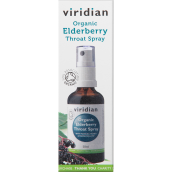 Viridian 100% Organic Elderberry Throat Spray with Manuka # 629