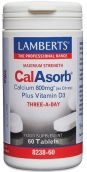 Lamberts CalAsorb - Calcium 800mg (60 Tablets) # 8238