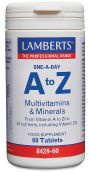 Lamberts A-Z Multi - Wide spectrum of nutrients at 100% of RDA # 8429