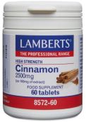 Lamberts Cinnamon 2500mg ( 60 Tablets)  # 8572