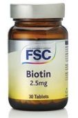FSC Biotin 2.5 mg # 30 Tablets
