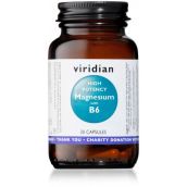 Viridian Hi-Potency Magnesium (300mg) w- B6 (25mg) Veg 30 Caps # 328