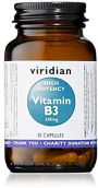 Viridian Hi-Potency Vitamin B3 Veg  30 Caps # 211