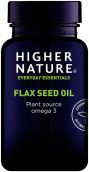 Higher Nature Flax Seed Oil Capsules 1000mg # OEFC060