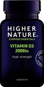 Higher Nature Vitamin D3 2000iu # DV2060