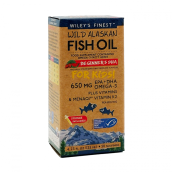 Wiley's Finest Wild Alaskan Fish Oil Beginner's DHA For Kids 650mg