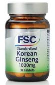 FSC Korean Ginseng 1000mg # 30 Tablets