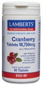 Lamberts Cranberry Tablets 18,750mg 60 Tabs #8552