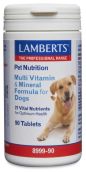 Lamberts Multi Vitamin And Mineral For Dogs 90 Tabs #8999