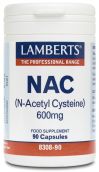 Lamberts N-Acetyl Cysteine (Nac) 600mg90 Caps #8308
