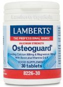 Lamberts Osteoguard® (Calcium 500mg/Magnesium 125mg Plus Boron & Vitamins D & K) 30 Tabs #8226