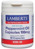 Lamberts Peppermint Oil Capsules 100mg (90 Capsules) # 8399