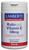 Lamberts Rutin & Vitamin C 500mg (90 Tablets) # 8123