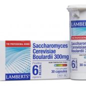 Lamberts Saccharomyces Cerevisiae Boulardii 300mg 6 Billion Organisms Per Capsule 30 Caps #8521