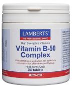 Lamberts Vitamin B-50 Complex ( 250 Tablets ) # 8029