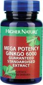 Higher Nature Ginkgo 6000 Mega Potency # GIMP090