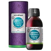 Viridian Organic Elderberry Extract Elixir 100ml # 908