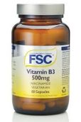 FSC Vitamin B3 500mg (Niacinamide) # 60 Capsules