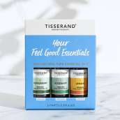 Tisserand Your Feel Good Essentials Kit 3X9Ml Oils (Peppermint, Rosemary & Lemon) # 3x9ml